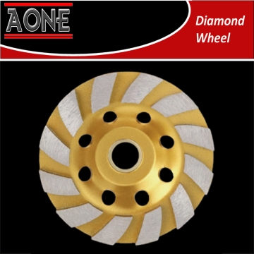 CUP DIAMOND WHEEL (SINGLE TURBO)