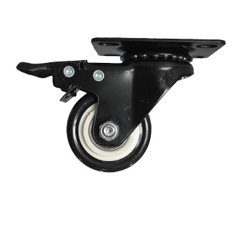 2 1/2INCH BLACK NYLON WHEEL