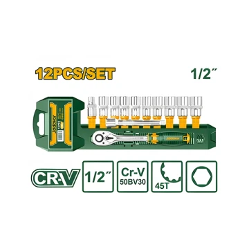 12 PCS 1/2" SOCKET SET