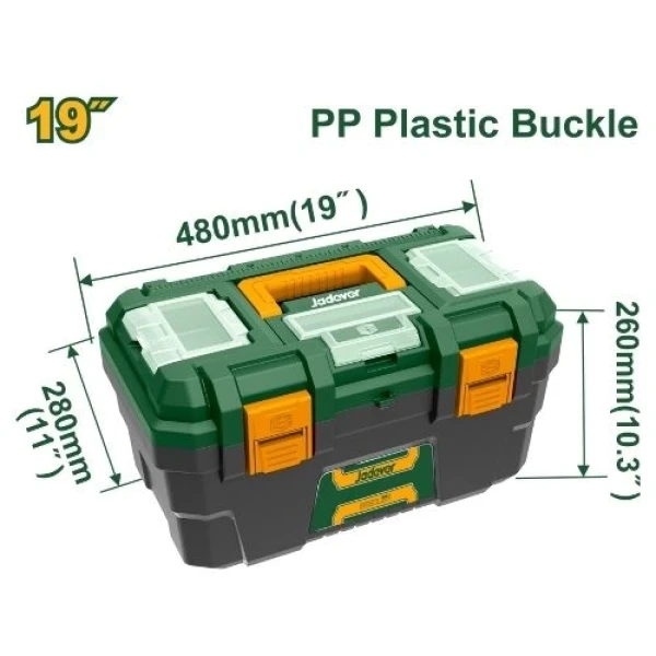 19" PLASTIC TOOL BOX