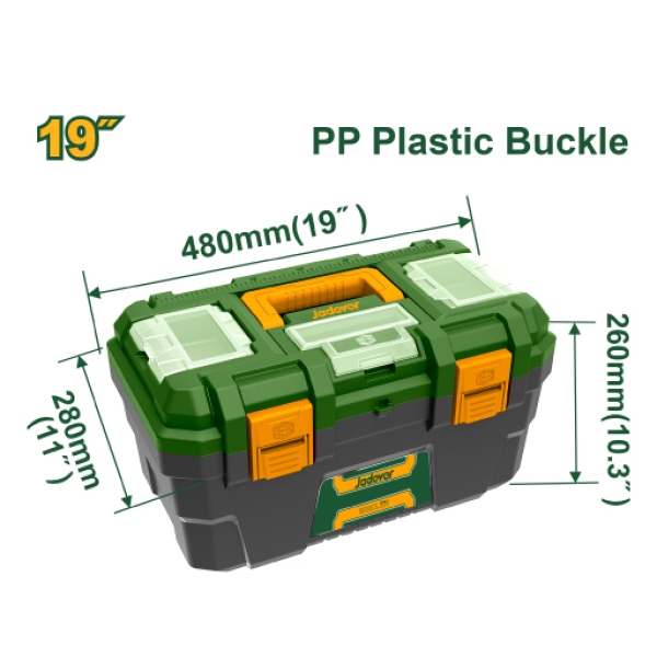 19" PLASTIC TOOL BOX