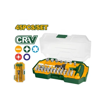 45 PCS T-HANDLE WRENCH SCREWDRIVER SET