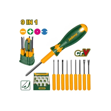 10 PCS INTERCHANGEABLE SCREWDRIVER SET