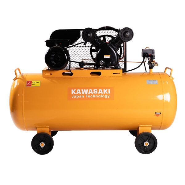 AIR COMPRESSOR WITH TANK BELT DRIVEN