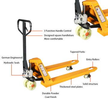 HAND HYDRAULIC PALLET TRUCK (EMBOSS TYPE)