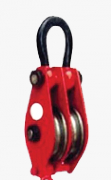 PULLY BLOCK DOUBLE SHEAVE WITH HOOK
