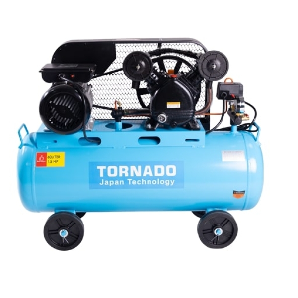 AIR COMPRESSOR WITH TANK BELT DRIVEN