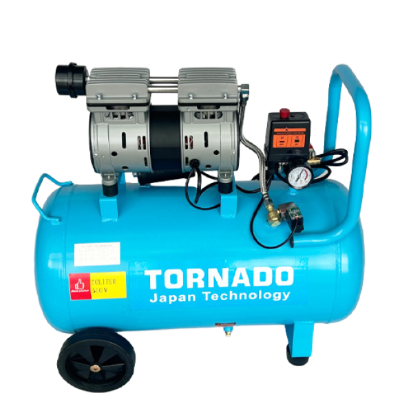 AIR COMPRESSOR WITH TANK OIL FREE (SINGLE HEAD)